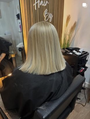Blonde lob